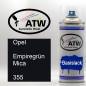 Preview: Opel, Empiregrün Mica, 355: 400ml Sprühdose, von ATW Autoteile West.